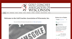 Desktop Screenshot of golfcoacheswi.org